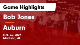 Bob Jones  vs Auburn  Game Highlights - Oct. 26, 2022