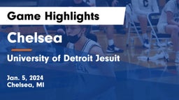 Chelsea  vs University of Detroit Jesuit  Game Highlights - Jan. 5, 2024
