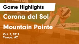 Corona del Sol  vs Mountain Pointe  Game Highlights - Oct. 3, 2019