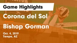 Corona del Sol  vs Bishop Gorman  Game Highlights - Oct. 4, 2019