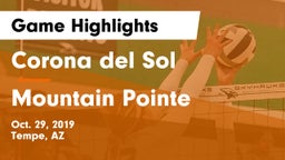 Corona del Sol  vs Mountain Pointe  Game Highlights - Oct. 29, 2019