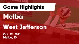 Melba  vs West Jefferson  Game Highlights - Oct. 29, 2021