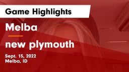 Melba  vs new plymouth Game Highlights - Sept. 15, 2022
