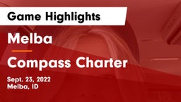Melba  vs Compass Charter Game Highlights - Sept. 23, 2022