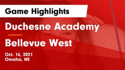 Duchesne Academy vs Bellevue West  Game Highlights - Oct. 16, 2021