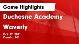 Duchesne Academy vs Waverly  Game Highlights - Oct. 12, 2021