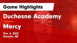 Duchesne Academy vs Mercy  Game Highlights - Oct. 4, 2022