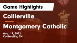Collierville  vs Montgomery Catholic  Game Highlights - Aug. 19, 2022