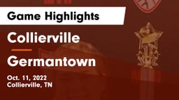 Collierville  vs Germantown  Game Highlights - Oct. 11, 2022