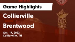 Collierville  vs Brentwood  Game Highlights - Oct. 19, 2022