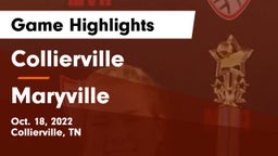 Collierville  vs Maryville  Game Highlights - Oct. 18, 2022