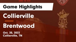 Collierville  vs Brentwood  Game Highlights - Oct. 20, 2022