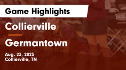 Collierville  vs Germantown  Game Highlights - Aug. 23, 2023