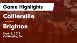Collierville  vs Brighton  Game Highlights - Sept. 5, 2023