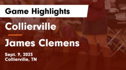 Collierville  vs James Clemens  Game Highlights - Sept. 9, 2023