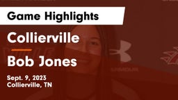 Collierville  vs Bob Jones  Game Highlights - Sept. 9, 2023