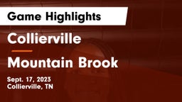 Collierville  vs Mountain Brook  Game Highlights - Sept. 17, 2023