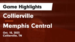 Collierville  vs Memphis Central Game Highlights - Oct. 10, 2023