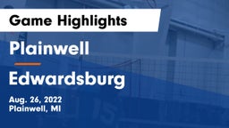 Plainwell  vs Edwardsburg  Game Highlights - Aug. 26, 2022