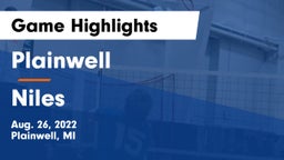 Plainwell  vs Niles  Game Highlights - Aug. 26, 2022
