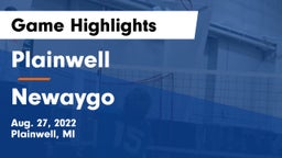 Plainwell  vs Newaygo  Game Highlights - Aug. 27, 2022
