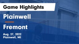 Plainwell  vs Fremont  Game Highlights - Aug. 27, 2022