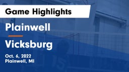 Plainwell  vs Vicksburg  Game Highlights - Oct. 6, 2022