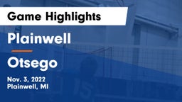 Plainwell  vs Otsego  Game Highlights - Nov. 3, 2022