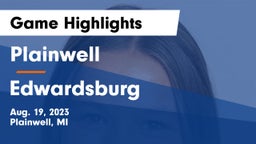 Plainwell  vs Edwardsburg  Game Highlights - Aug. 19, 2023