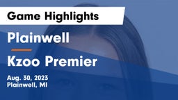 Plainwell  vs Kzoo Premier Game Highlights - Aug. 30, 2023