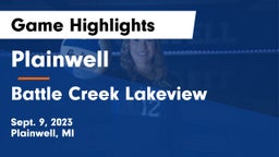Plainwell  vs Battle Creek Lakeview  Game Highlights - Sept. 9, 2023