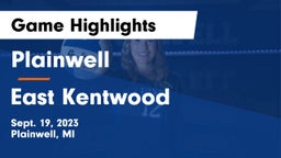 Plainwell  vs East Kentwood  Game Highlights - Sept. 19, 2023