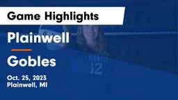 Plainwell  vs Gobles  Game Highlights - Oct. 25, 2023