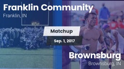 Matchup: Franklin Community vs. Brownsburg  2017
