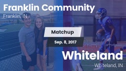 Matchup: Franklin Community vs. Whiteland  2017