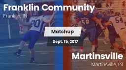 Matchup: Franklin Community vs. Martinsville  2017