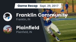 Recap: Franklin Community  vs. Plainfield  2017