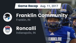 Recap: Franklin Community  vs. Roncalli  2017