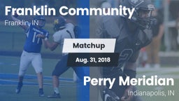 Matchup: Franklin Community vs. Perry Meridian  2018