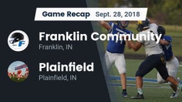 Recap: Franklin Community  vs. Plainfield  2018