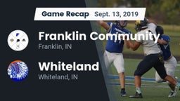 Recap: Franklin Community  vs. Whiteland  2019