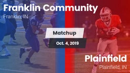 Matchup: Franklin Community vs. Plainfield  2019