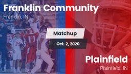 Matchup: Franklin Community vs. Plainfield  2020