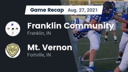 Recap: Franklin Community  vs. Mt. Vernon  2021