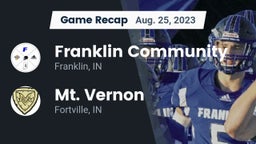 Recap: Franklin Community  vs. Mt. Vernon  2023
