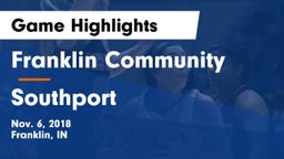 Franklin Community  vs Southport  Game Highlights - Nov. 6, 2018