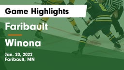 Faribault  vs Winona Game Highlights - Jan. 20, 2022