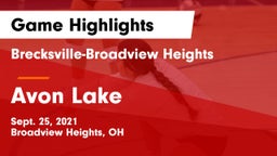 Brecksville-Broadview Heights  vs Avon Lake  Game Highlights - Sept. 25, 2021