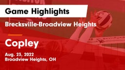 Brecksville-Broadview Heights  vs Copley  Game Highlights - Aug. 23, 2022