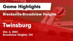 Brecksville-Broadview Heights  vs Twinsburg  Game Highlights - Oct. 6, 2022
